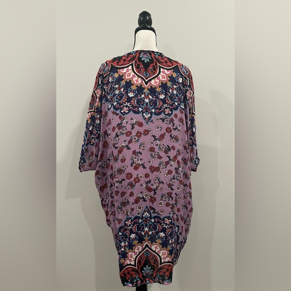 Time & Tru Floral Kimono - Picture 3 of 4